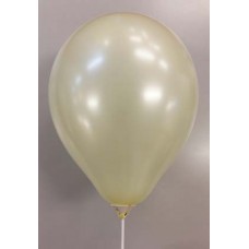 12'' Local Round Atex Metallic Ivory Balloon
